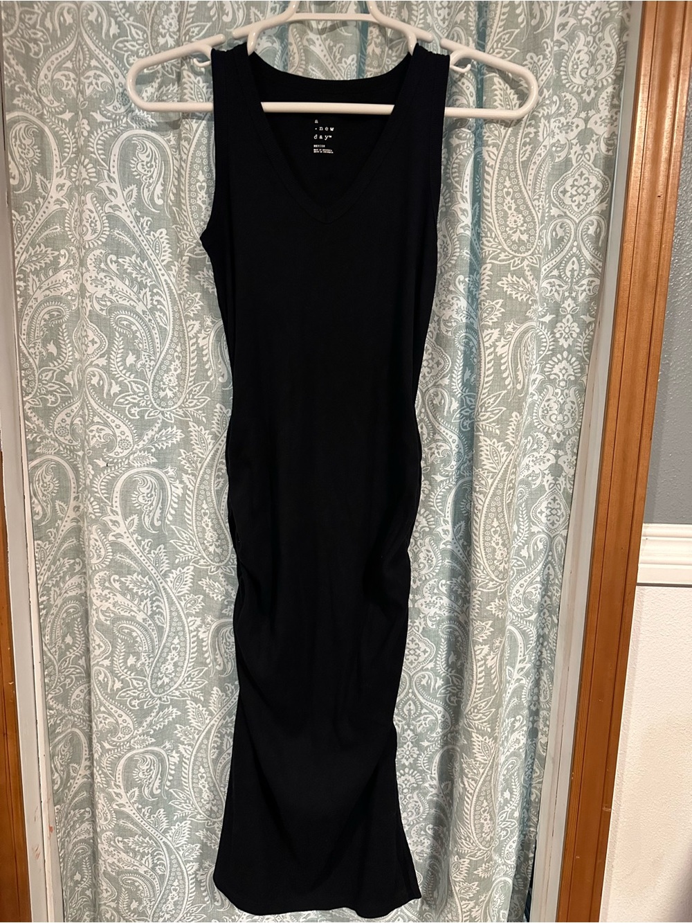 a new day Black Sleeveless V-Neck Maxi Dress